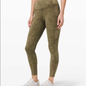 LULULEMON fast and free ice dye tight